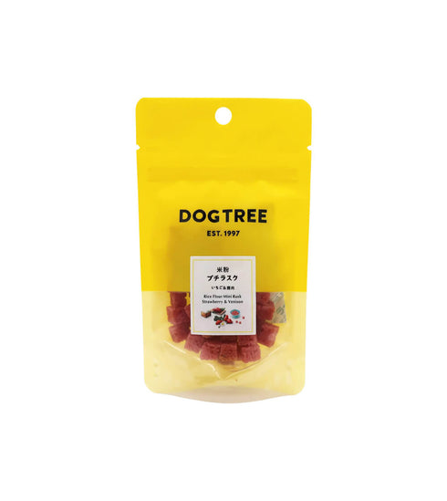 DOG TREE(ドッグツリー)米粉プチラスク いちご&鹿肉 20g